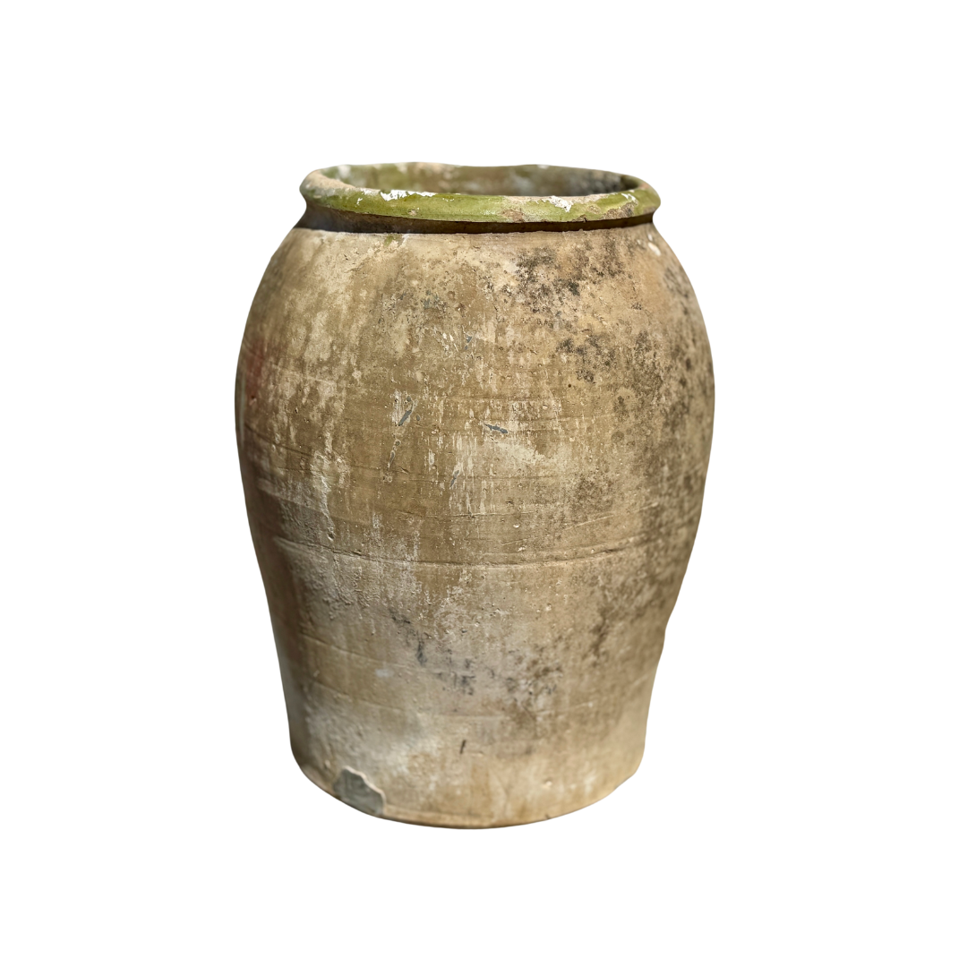 Grande urne espagnole vintage en terre cuite