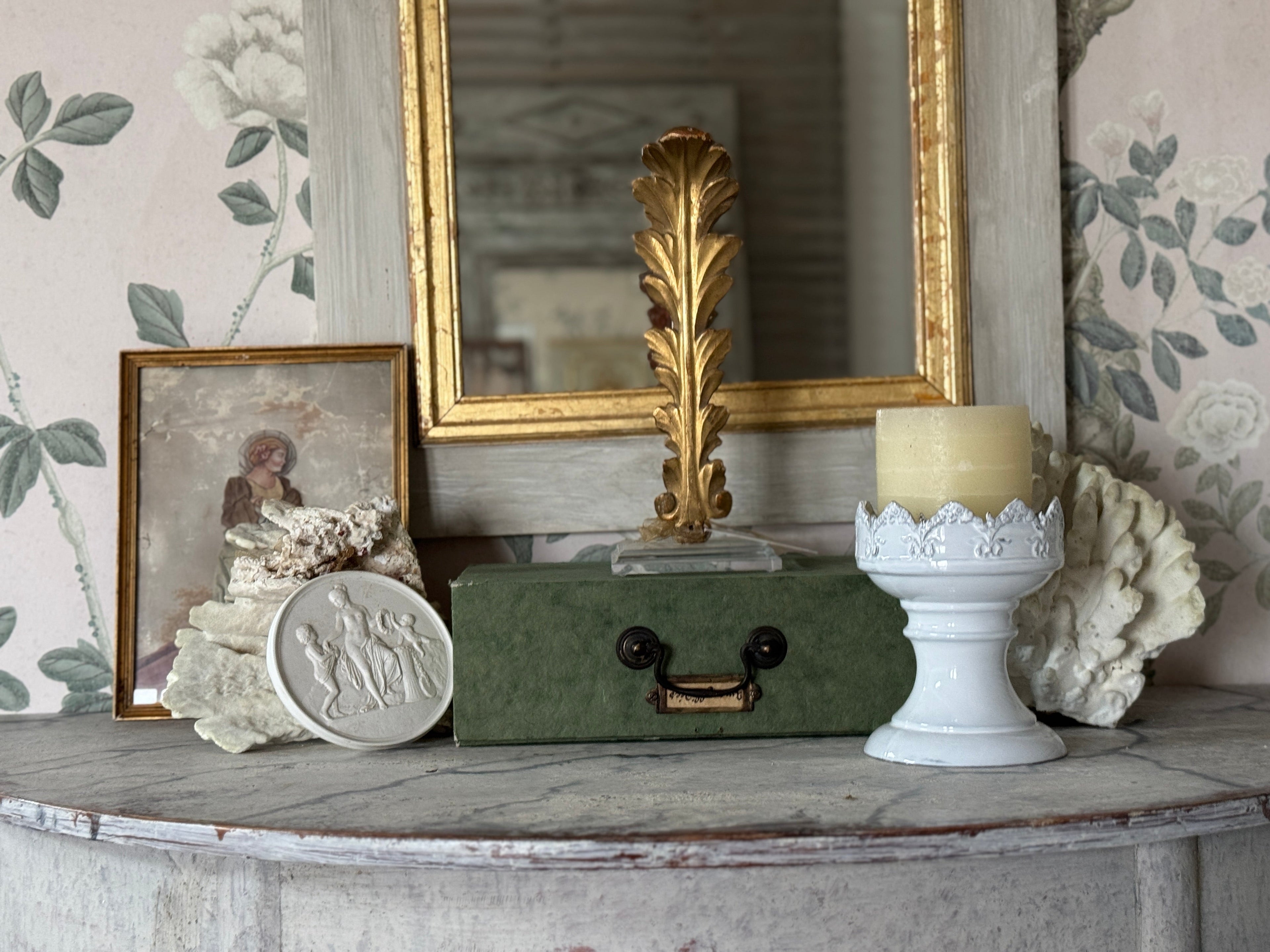 Bougeoir Couronne sur Pied