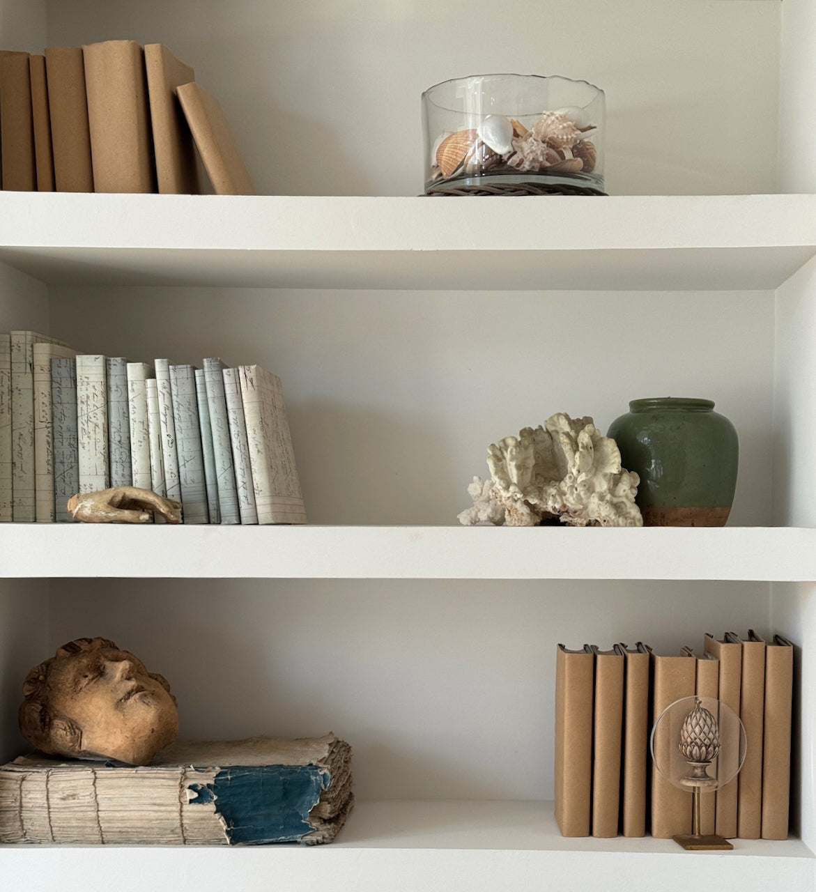 Couvertures de livres antiques imprimées en grand livre français (lot de 6)