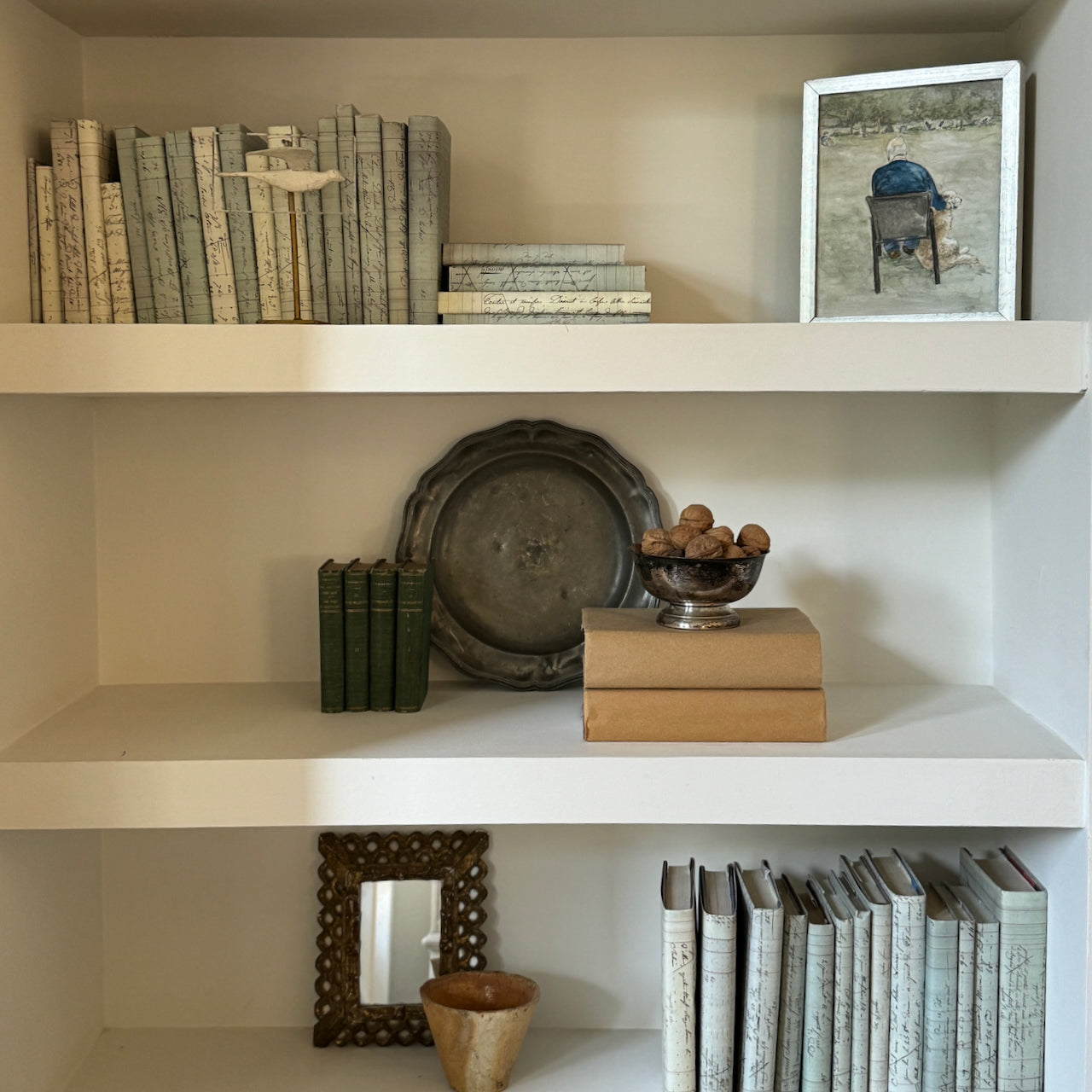 Couvertures de livres antiques imprimées en grand livre français (lot de 6)