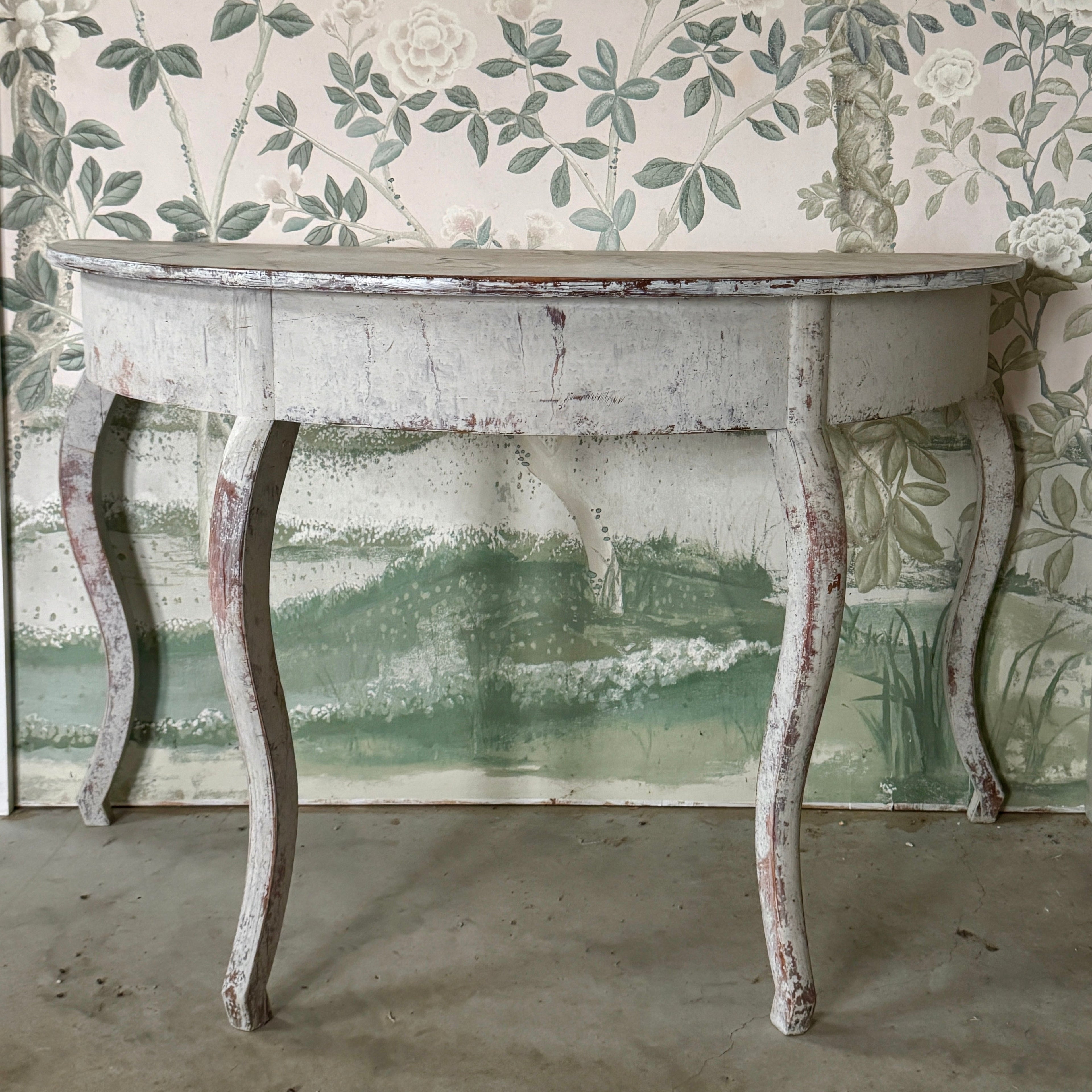 Majestueuse paire de demi-lunes suédoises vers 1880