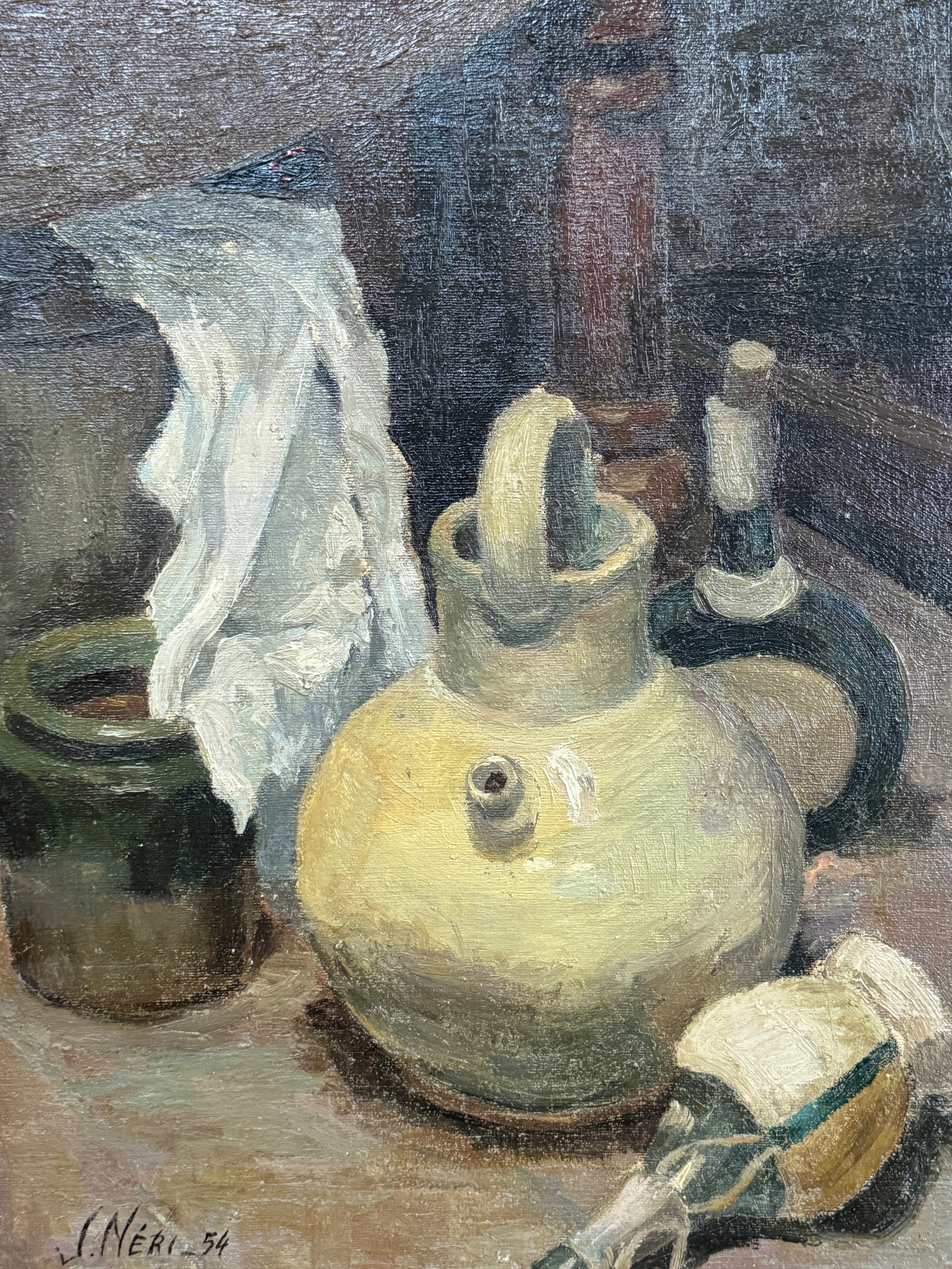 Nature morte française du XIXe siècle dans un cadre doré