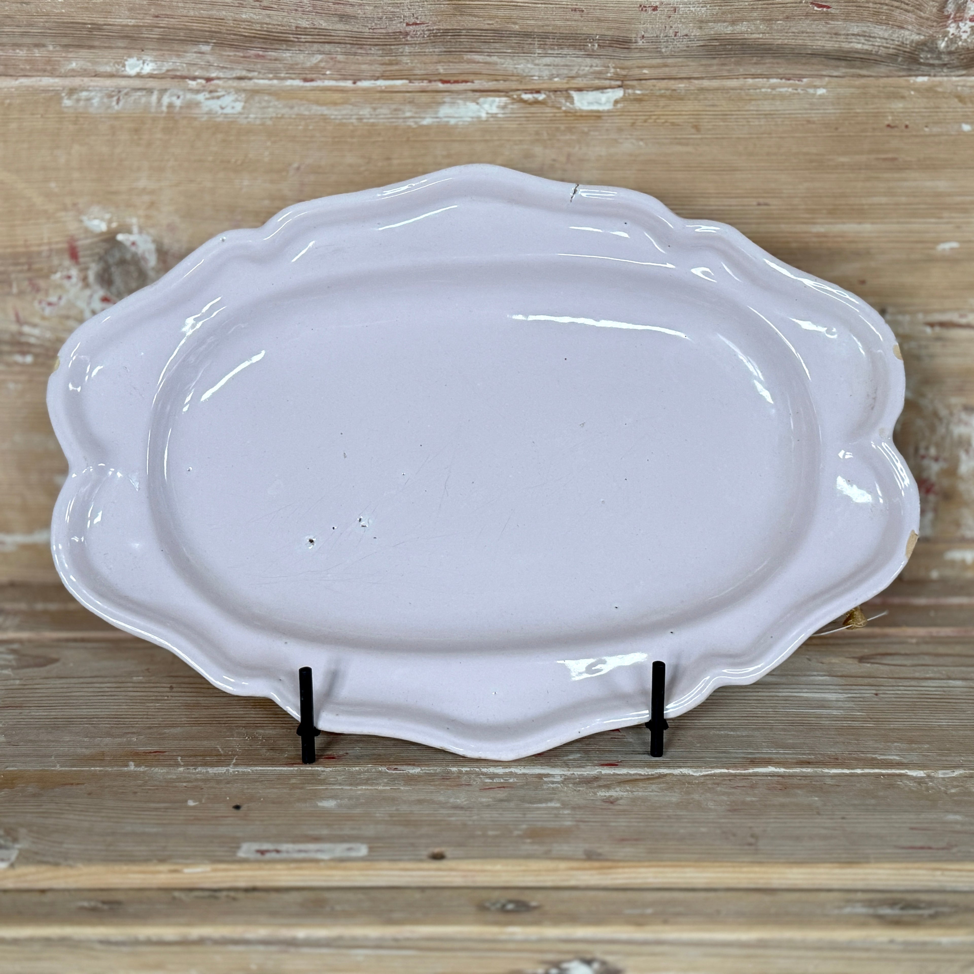 Plat en faïence, vers 1800