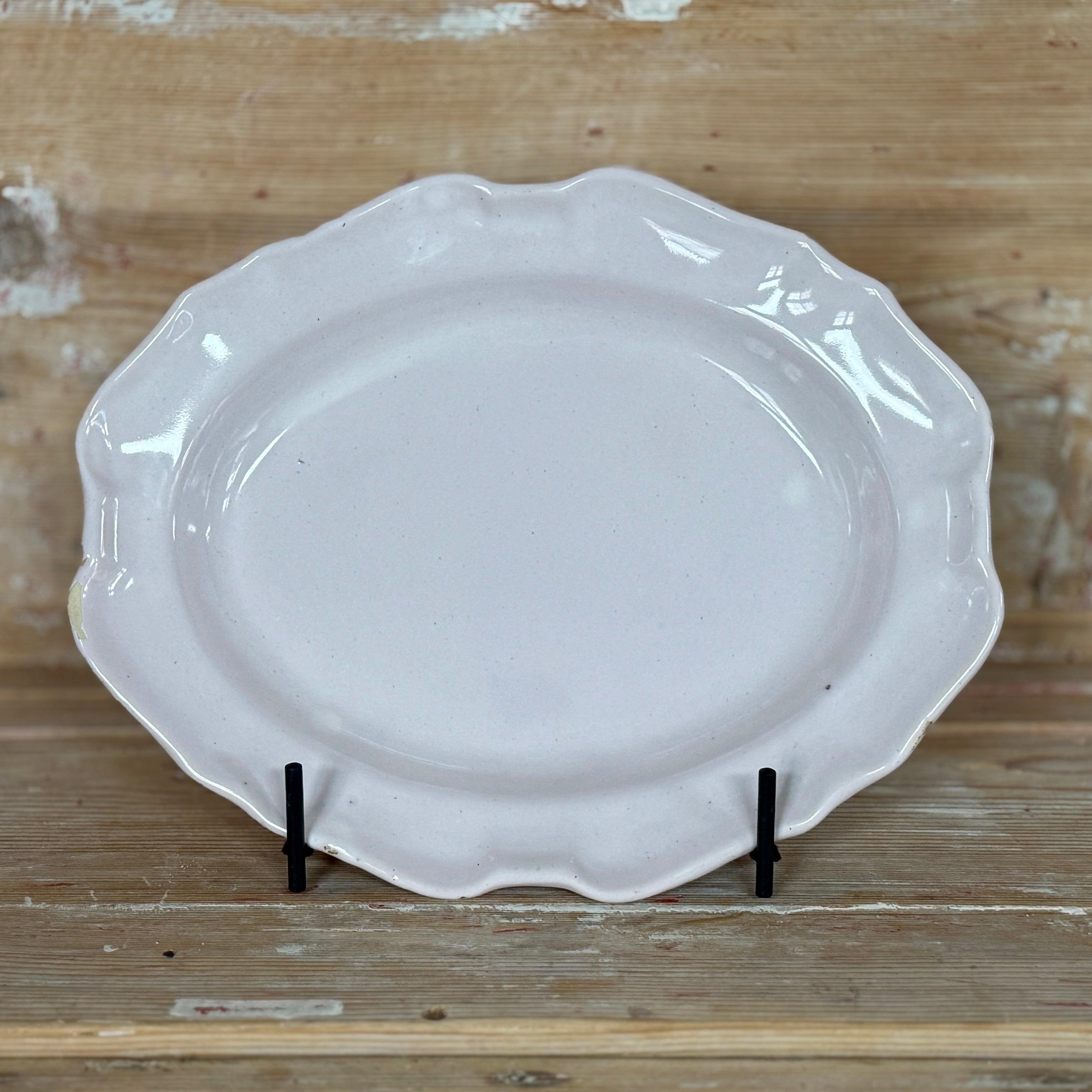 Plat en faïence, vers 1800