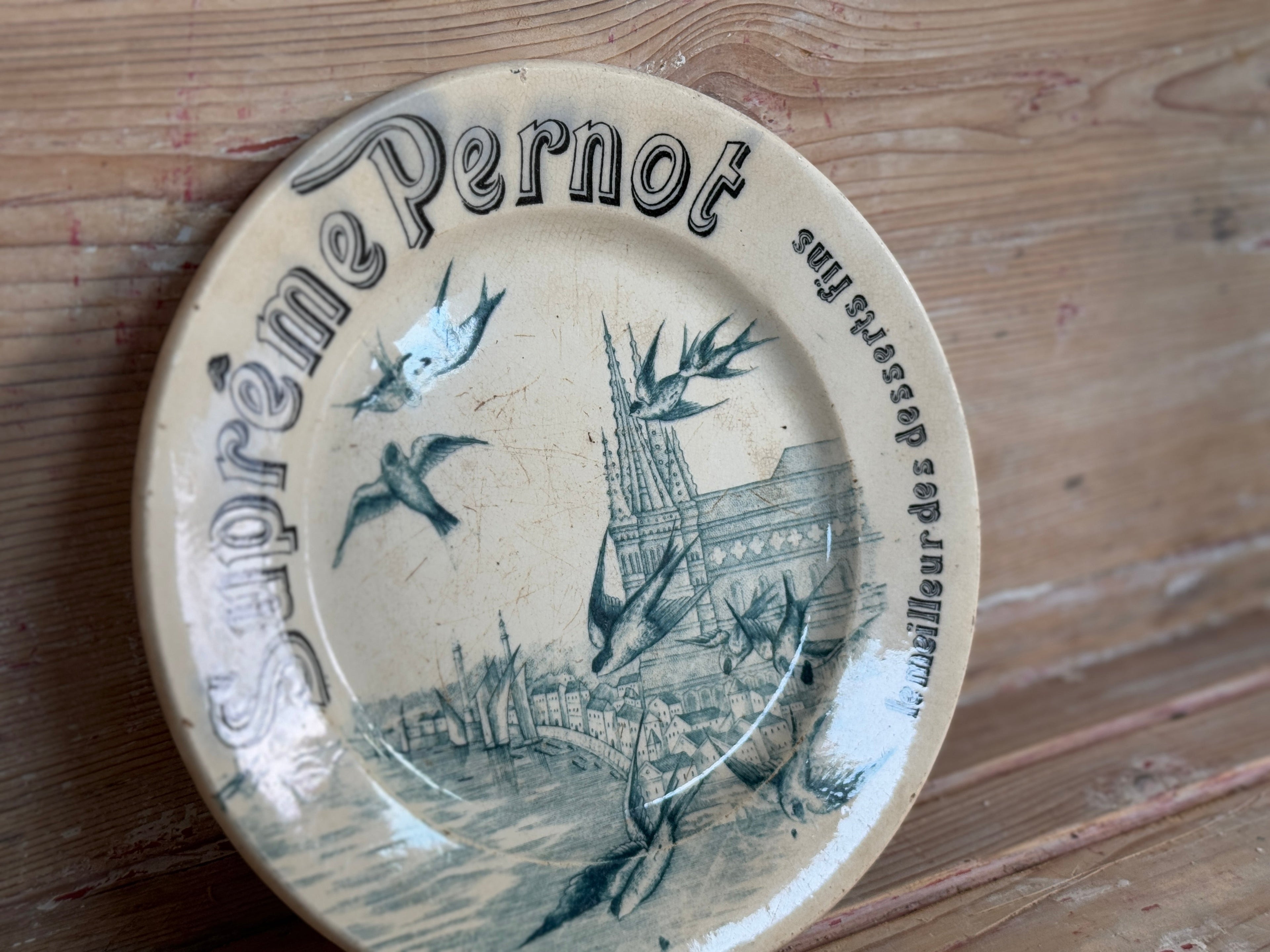 Assiette Pernot Suprême Antique, France