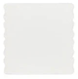 Serviette en lin festonnée