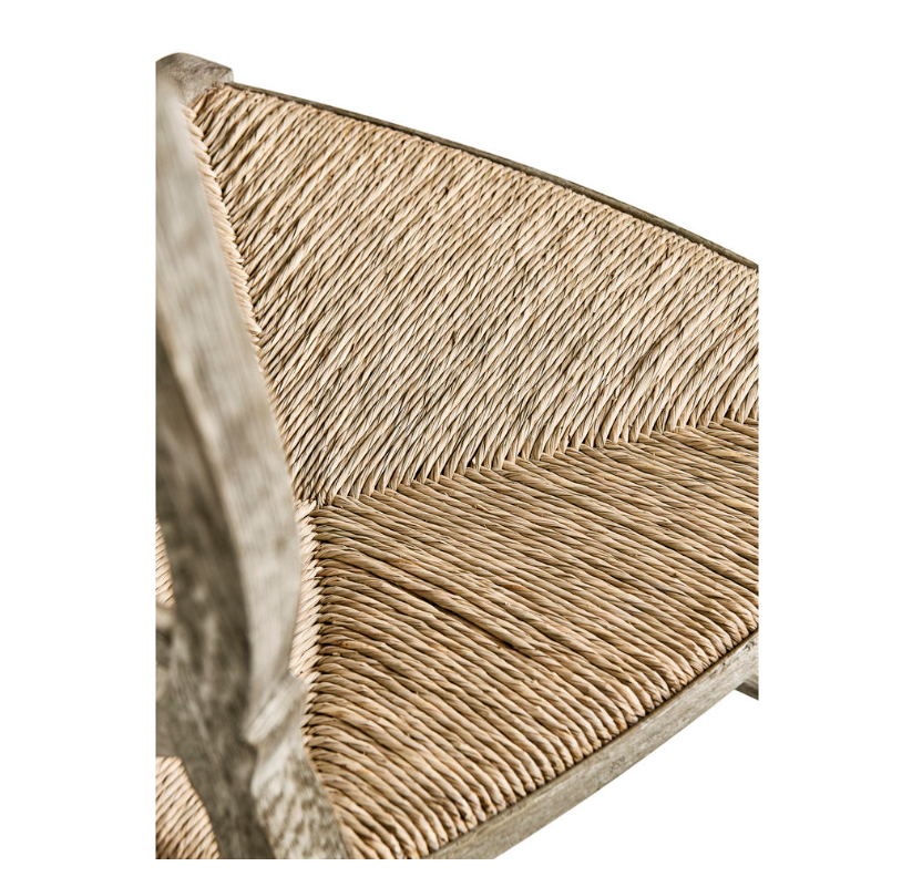 Chaise d'appoint en chêne gris Deauville