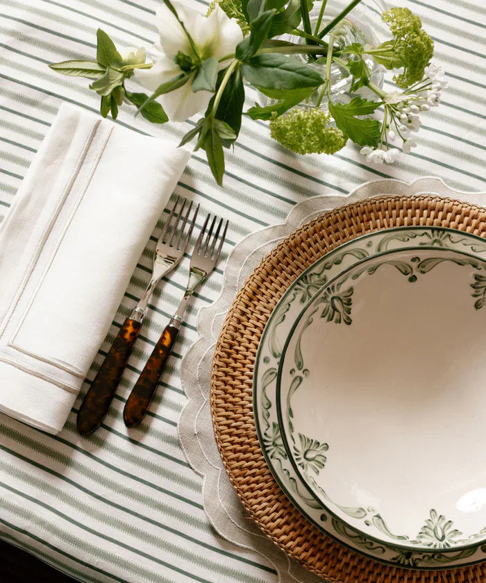 Nappe en lin rayée Nîmes