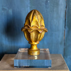 Fleuron italien antique en bois doré