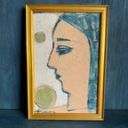 Portrait vintage d'une école d'art italienne