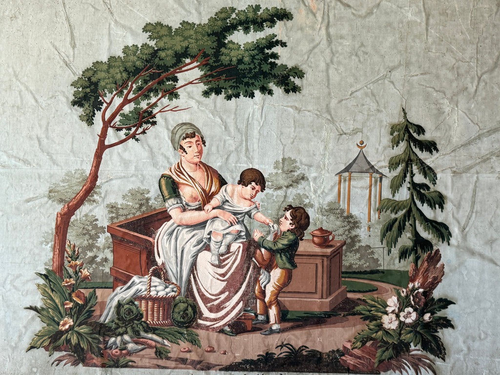 Peinture Sur Papier époque Directoire