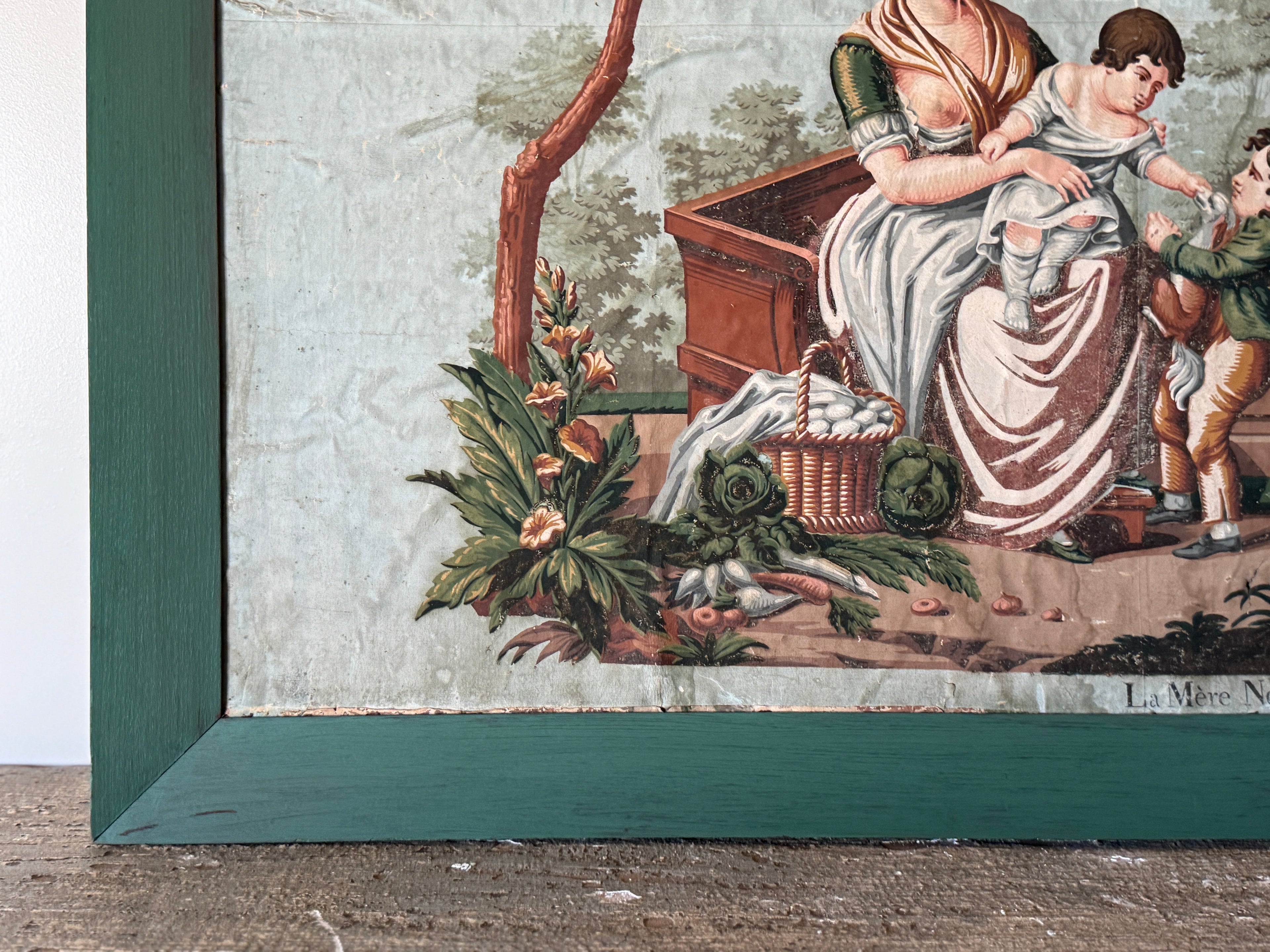 Peinture Sur Papier époque Directoire