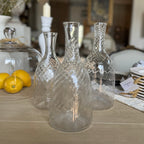 Carafe en verre antique soufflé à la main