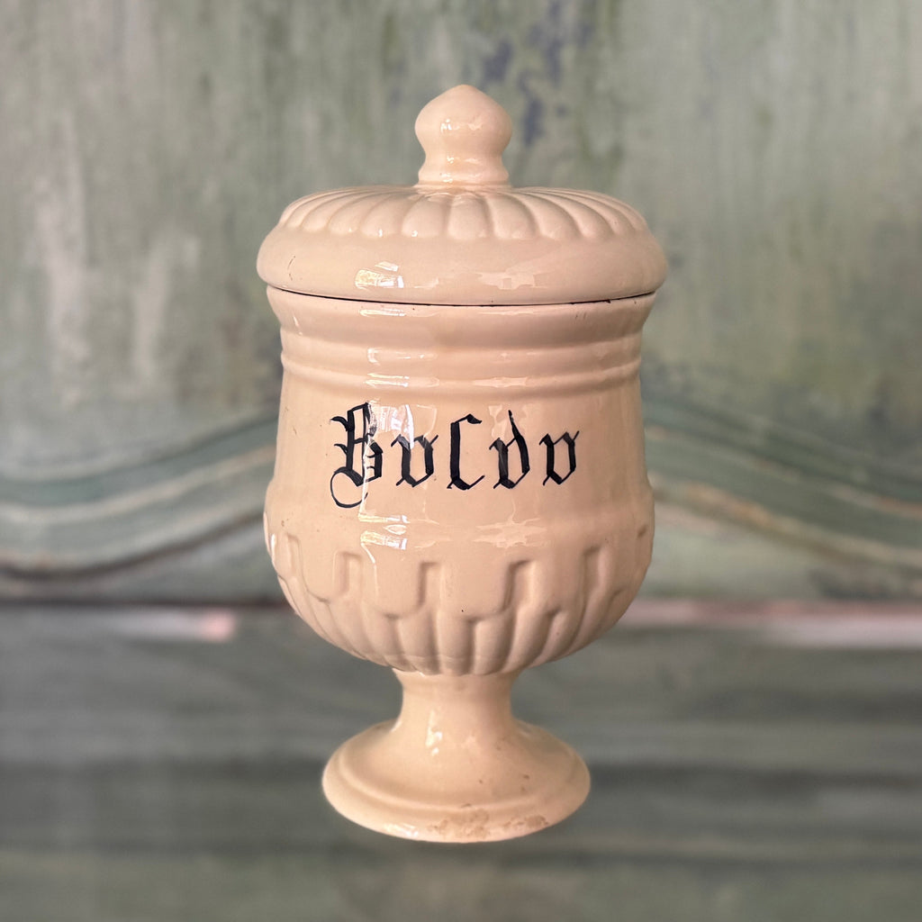 Pots d'apothicaire en céramique italienne vintage
