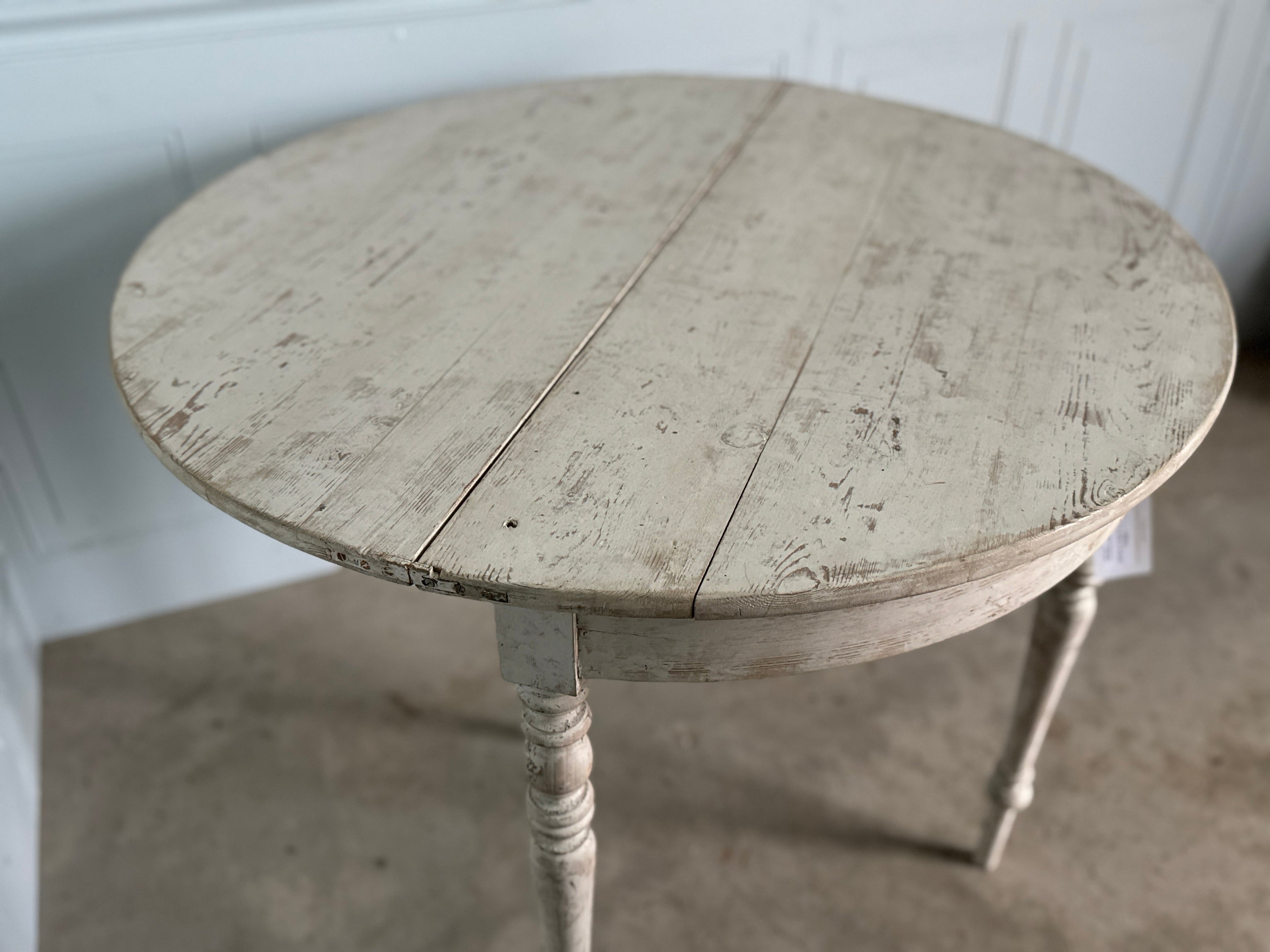 Table à abattants suédoise ancienne, vers 1850