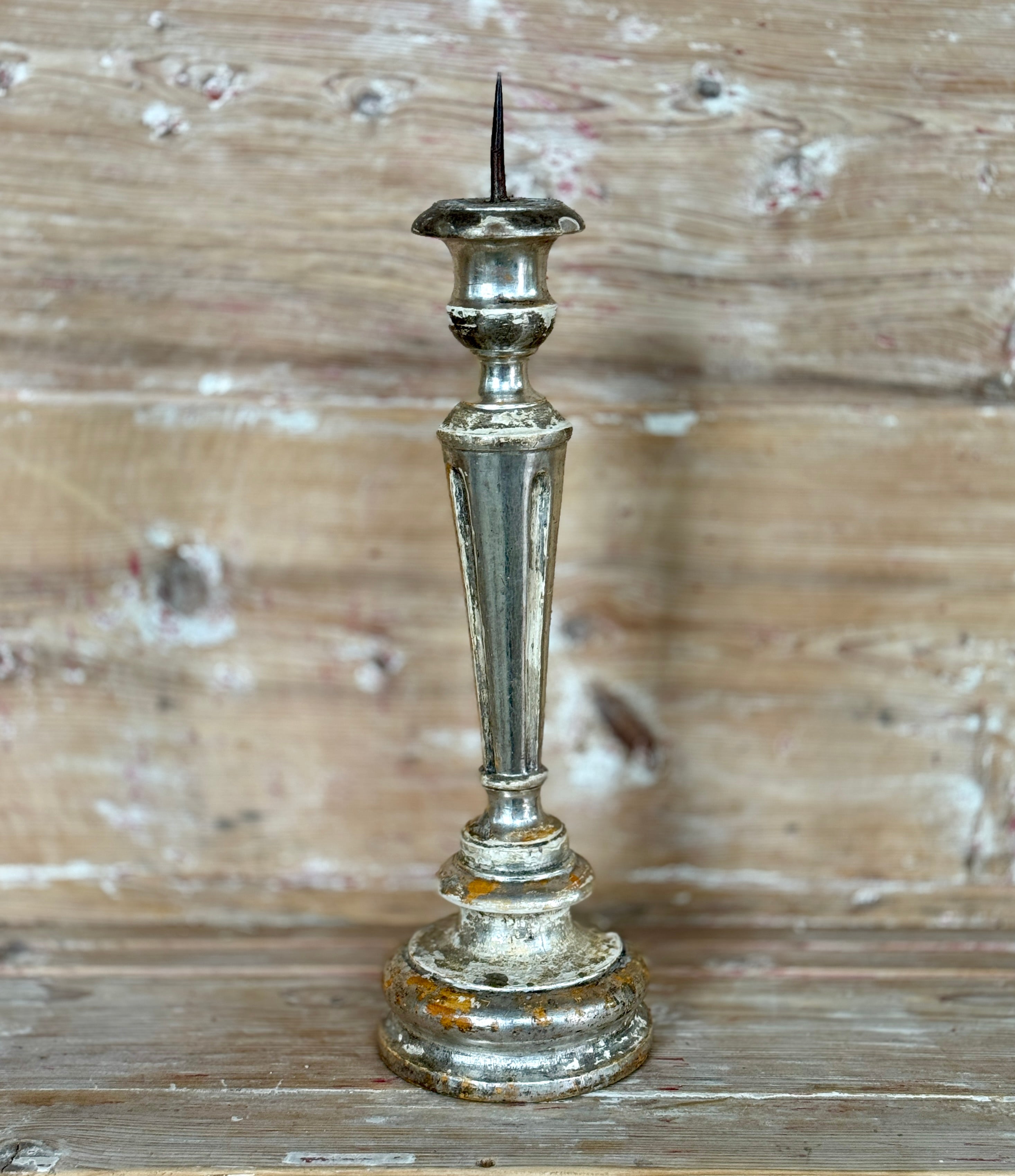 Paire de bougeoirs Louis XVI en argent