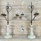 Candélabres italiens antiques (paire)