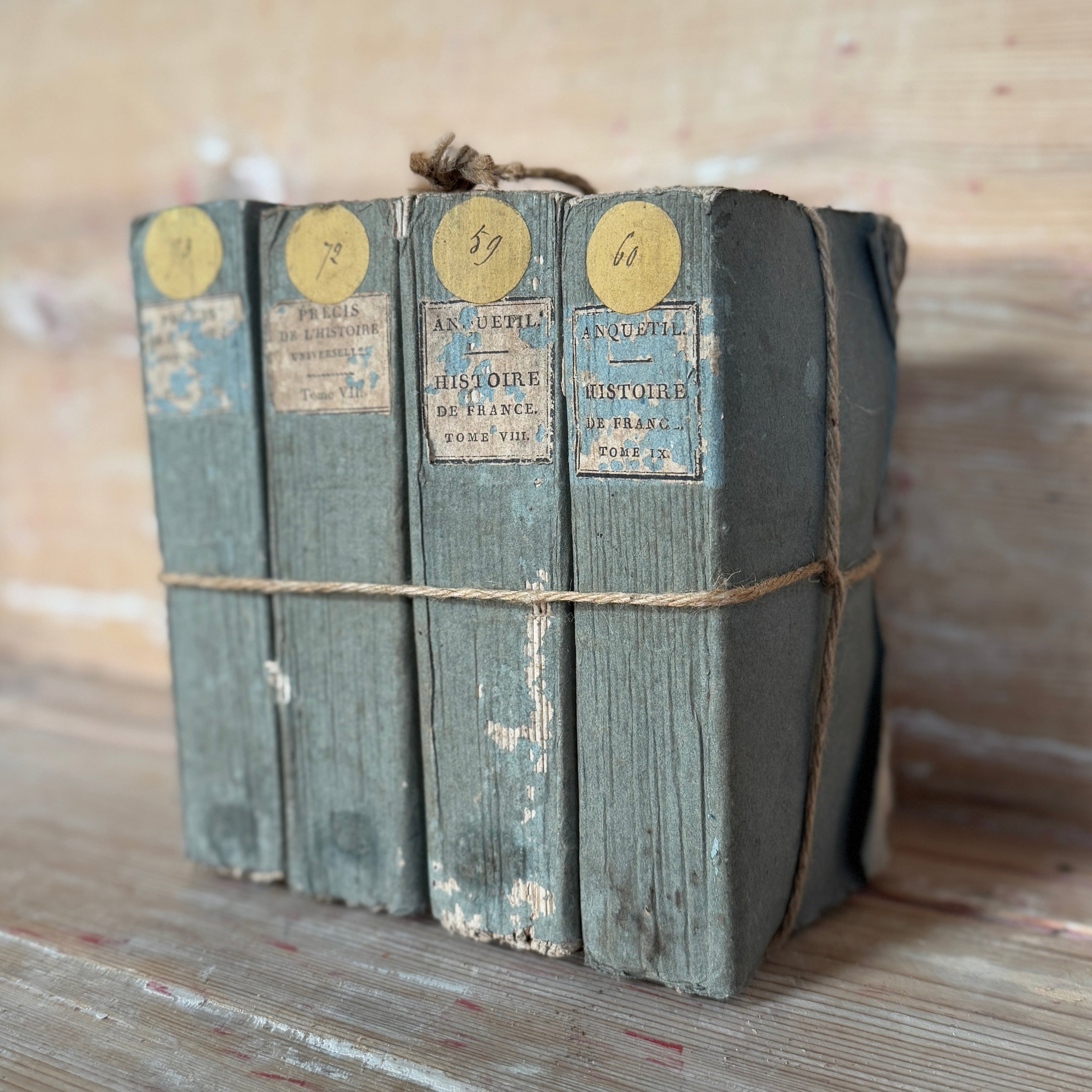 Livres anciens d'Histoire de France, (ensembles de 4)