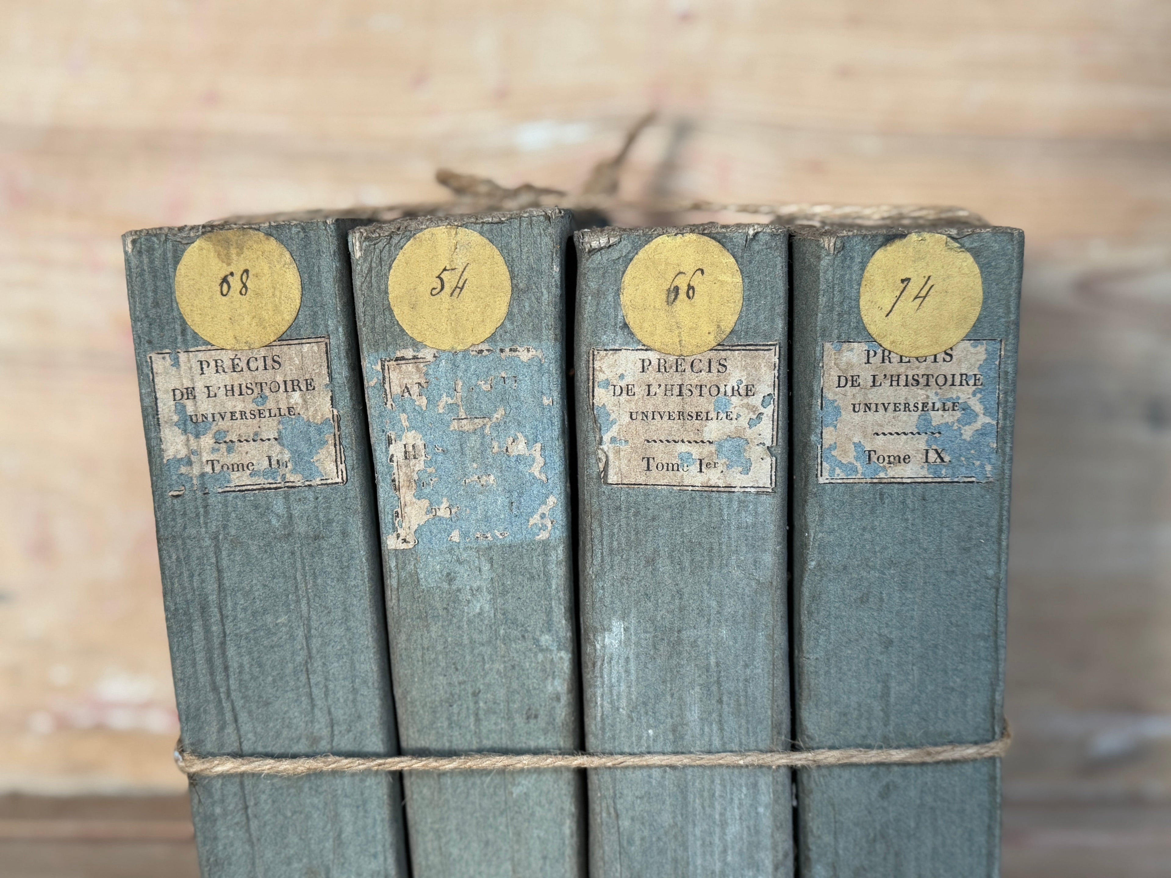 Livres anciens d'Histoire de France, (ensembles de 4)