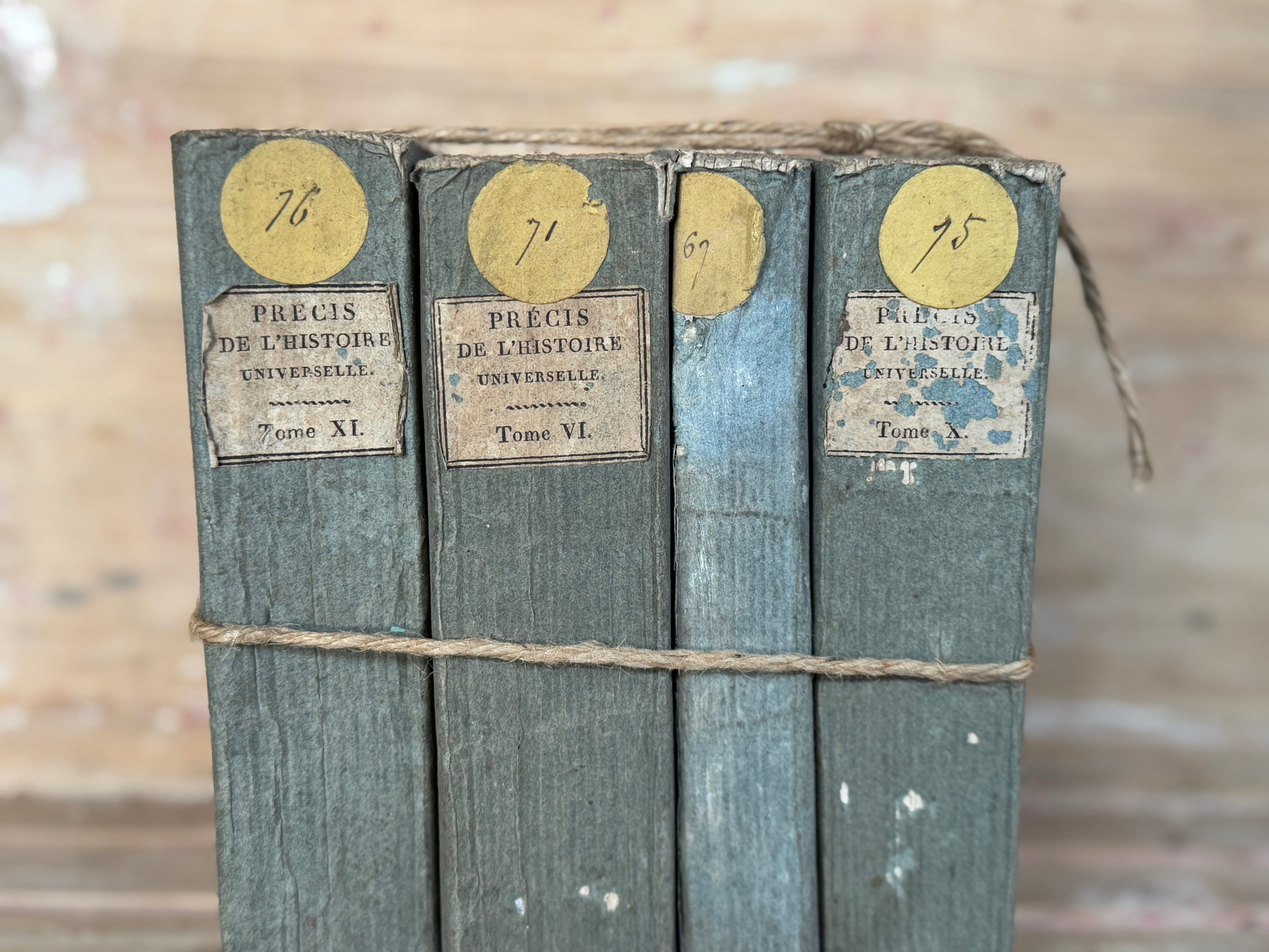 Livres anciens d'Histoire de France, (ensembles de 4)