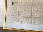 Papier d'acte encadré