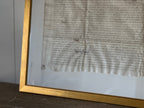 Papier d'acte encadré