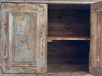 Superbe buffet de reproduction fabriqué à partir de bois toscan récupéré