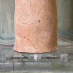 Lampe à jet de pluie en terre cuite espagnole, vers le XVIIe siècle
