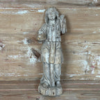 Statue en bois du XVIIIe siècle représentant un saint