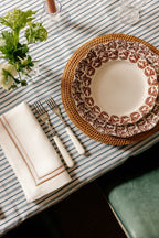 Nappe en lin rayée Nîmes