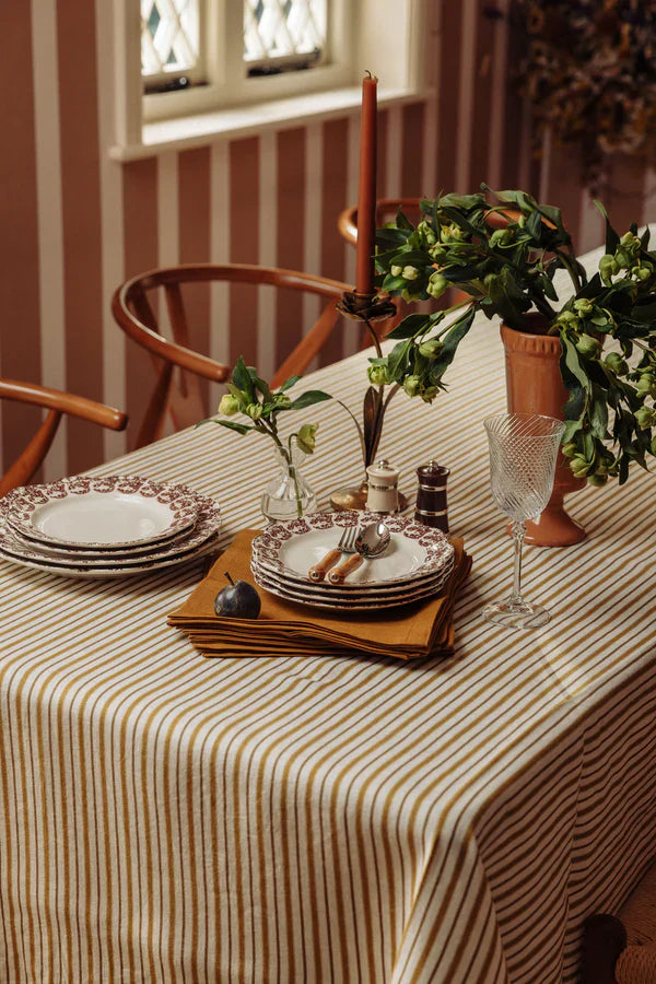Nappe en lin rayée Nîmes