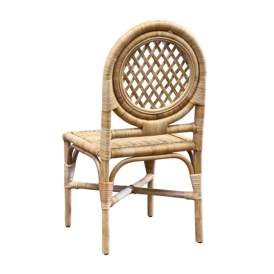 Chaise de salle à manger en treillis Darcy