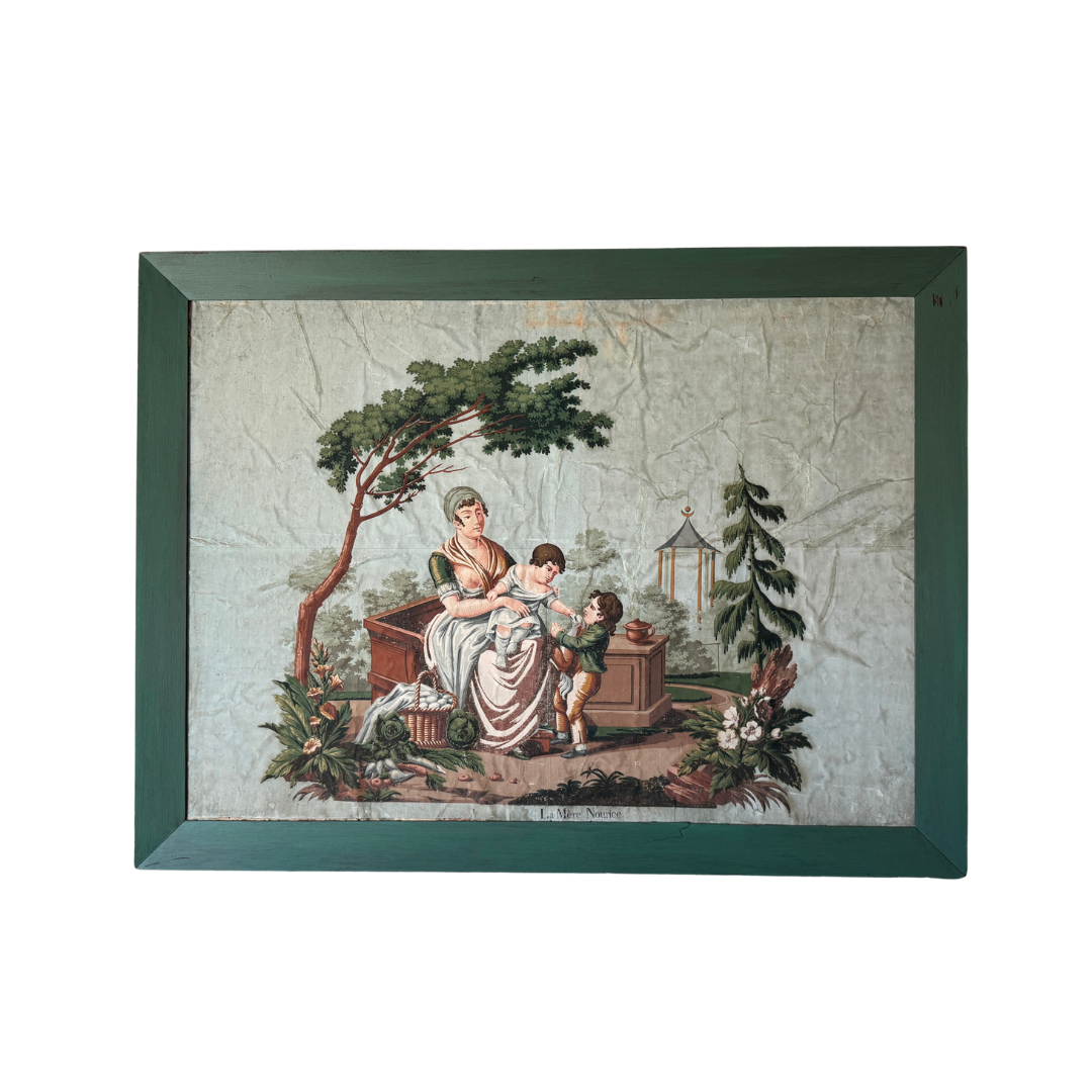 Peinture Sur Papier époque Directoire